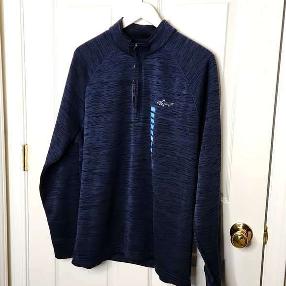 Greg Norman Collection Other - Men's Greg Norman navy blue 1/4 zip pullover sweater NWT size large golf